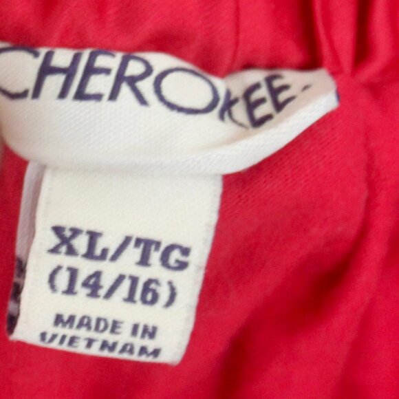 Cherokee Red Sparkle Sequin Party Mini Skirt Extra Large 14-16 - Picture 7 of 7